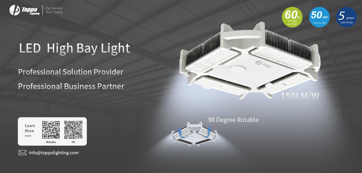 ETL GS certificates PIR sensor LED fins high bay light