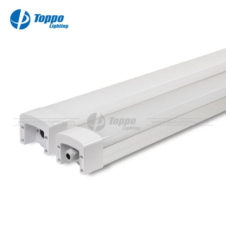 چمکیلی موثر 140lm / W ایل ای ڈی تین پروف لائٹ 40W 120cm / 4ft
