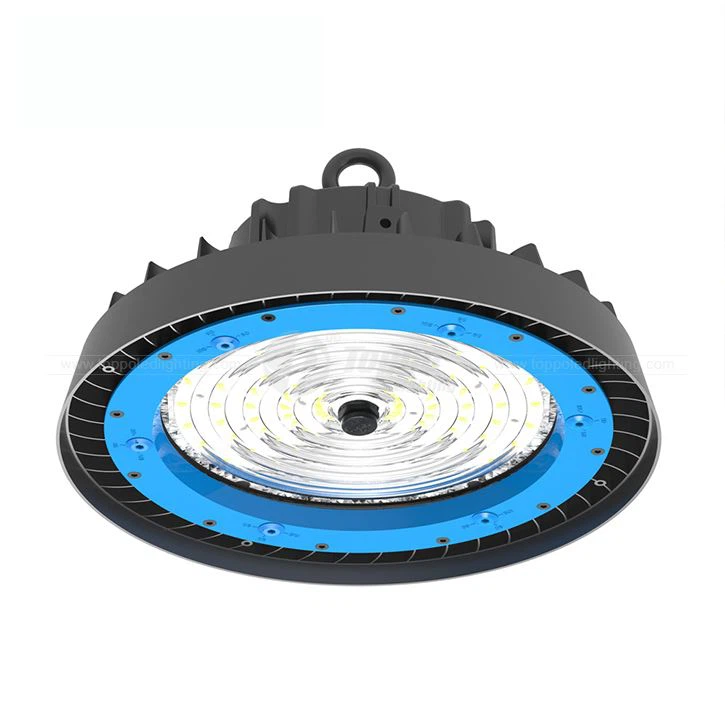 صنعتی گودام لائٹ آؤٹ ڈور انڈور IP65 250W UFO LED ہائی بے لائٹ کو اپنی مرضی کے مطابق بنائیں